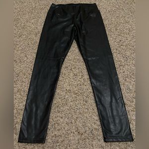 Women's Faux Leather Pants. Excellent condition